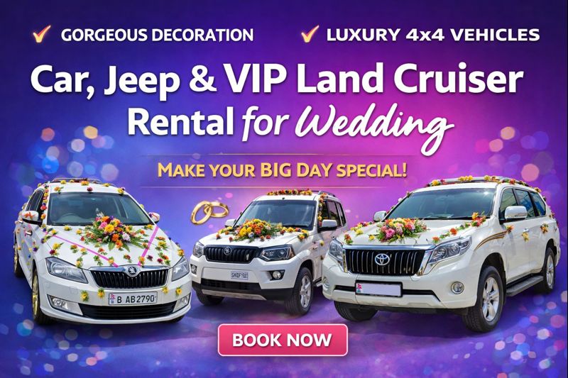Wedding Car Rental in Nepal
